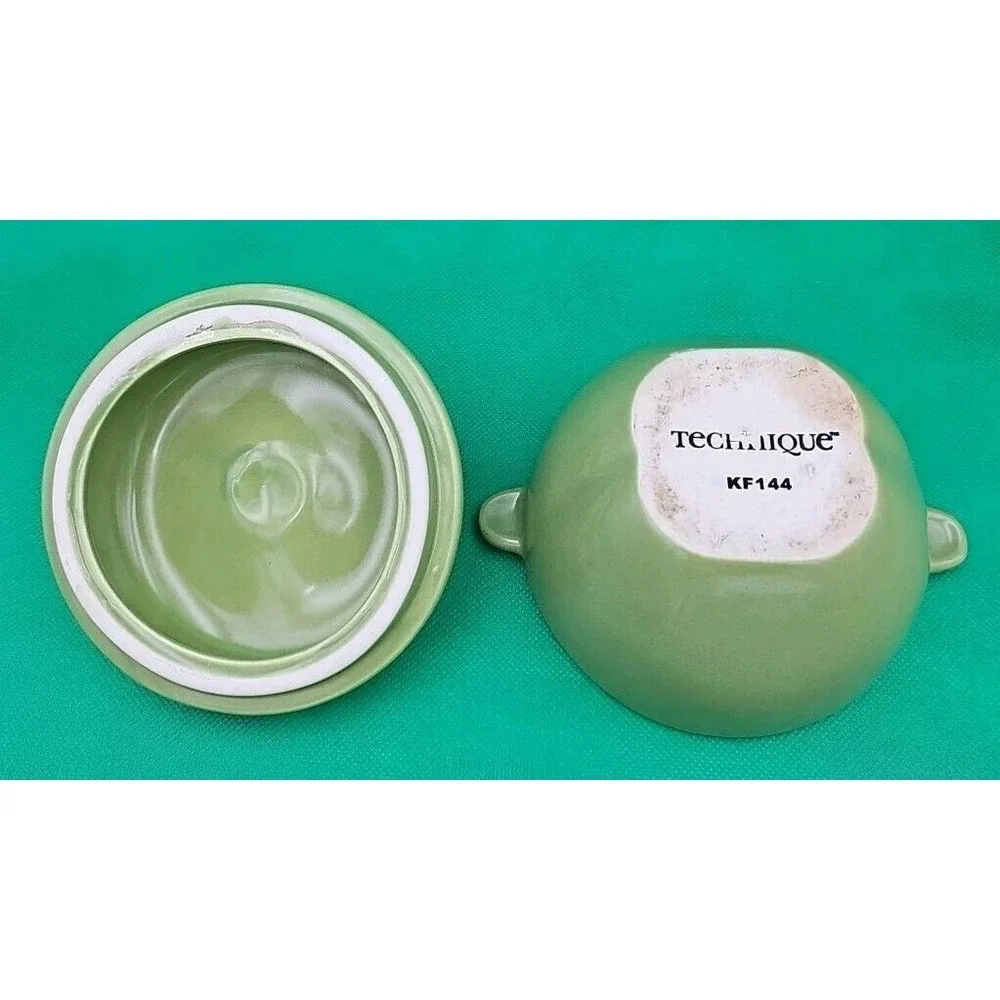 Technique KF144 Ceramic Green Apple Dish with Lid 5
